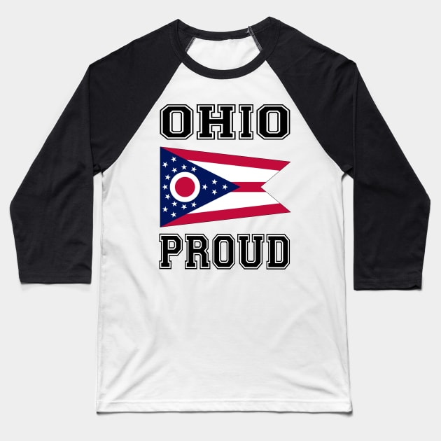 Ohio Proud Baseball T-Shirt by RockettGraph1cs